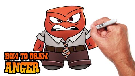 How to Draw Anger | Inside Out - YouTube