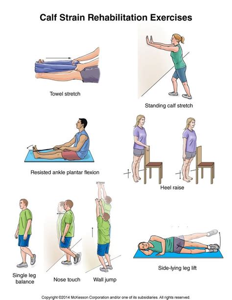 Summit Medical Group - Calf Strain Exercises | Calf strain, Calf strain ...