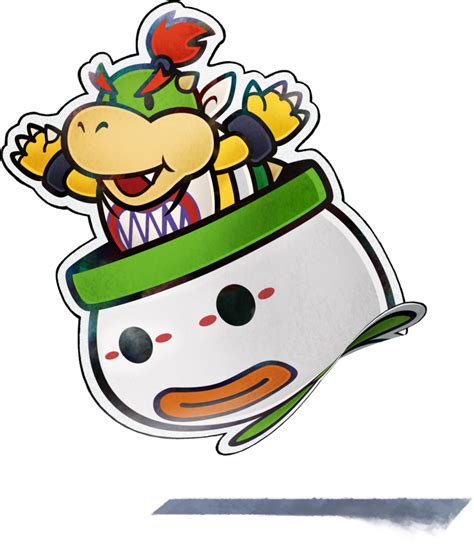 File:MLPJ Artwork - Paper Bowser Jr.png - Super Mario Wiki, the Mario ...