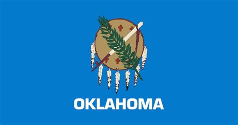 Premium Vector | Oklahoma state flag vector illustration