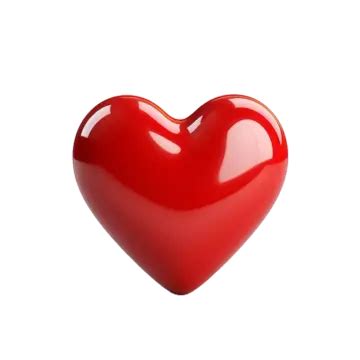 Red Heart Emoji, White Background, 3d, Clipart PNG Transparent Image ...