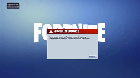 So this happened after 1 hour queue line. Banned!!! : r/FORTnITE