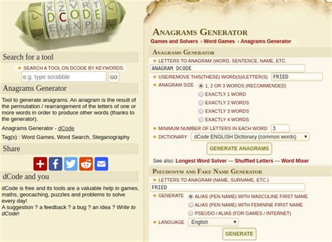 Anagram Generator: 11 Best FREE Anagram Generators in 2024