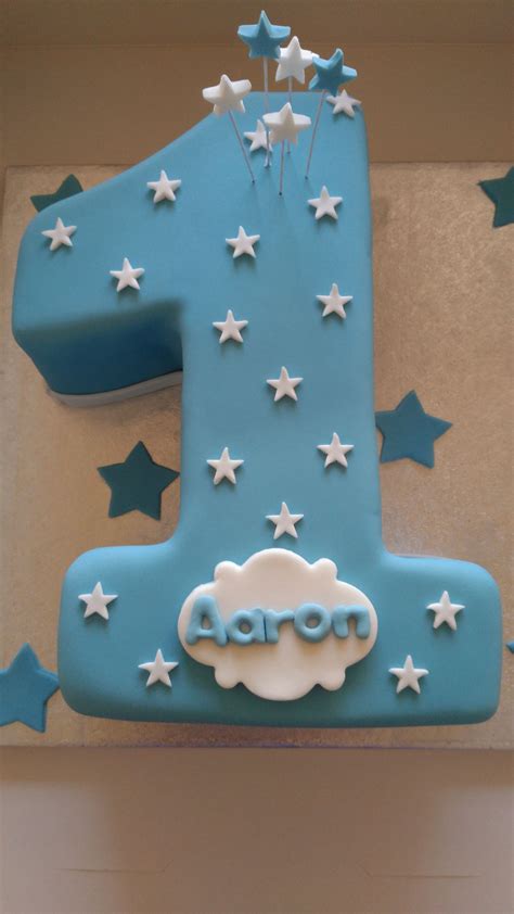 Number 1 birthday boy cake | 1st birthday cakes, Baby birthday cakes ...