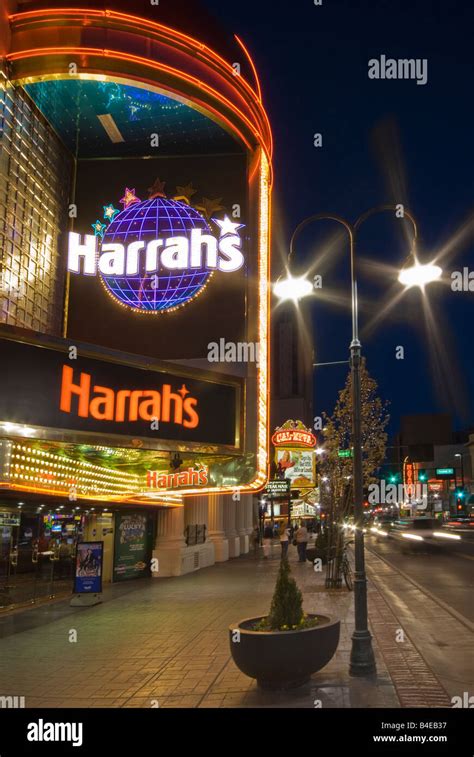 Casino neon sign at night in Reno Nevada USA Stock Photo - Alamy