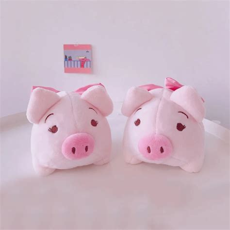 1pcs 15cm Bowknot Pink Pig Plush Toy stuffed animals lovely fat pink ...