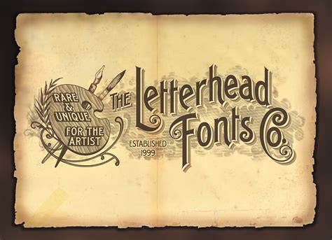 Letterhead Fonts / LHF Billhead / Period style billheads and ...