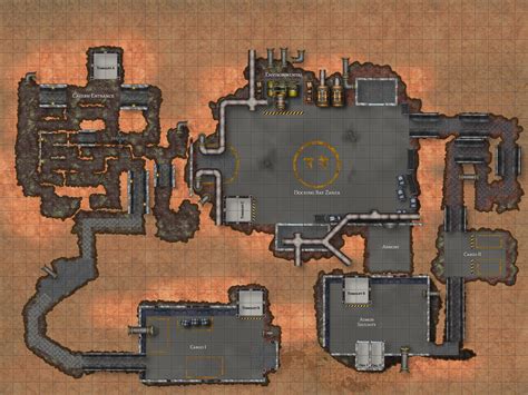 Star Wars-themed encounter map (pre-asset placement) | Inkarnate ...