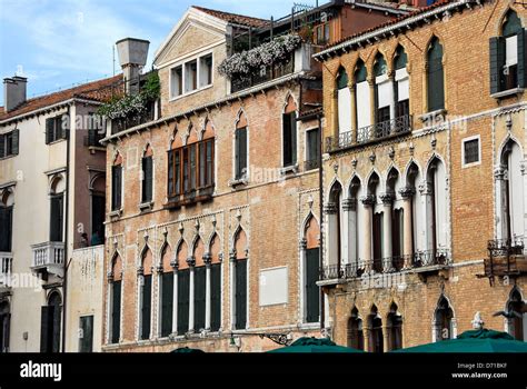 Venetian architecture in Venice, Italy Stock Photo - Alamy