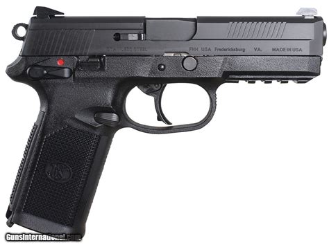 FN Herstal FNX-45 USG Pistol, .45 ACP, 4" Barrel, Polymer Grip, Black ...