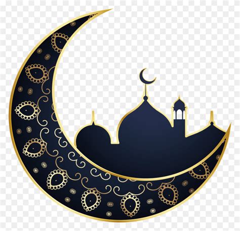 Islamic Ramadan Gilded Moon Free Png And Vector Vector, Clipart ...