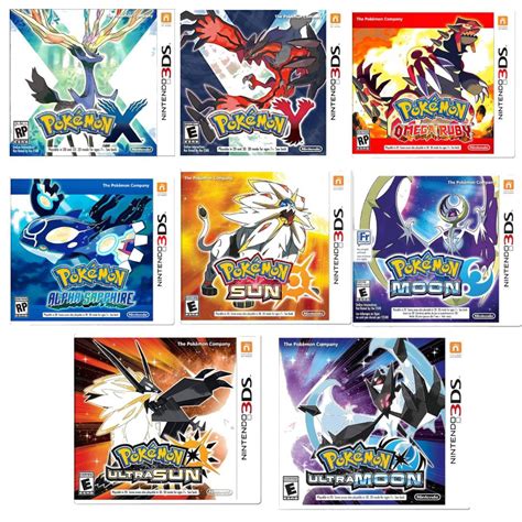 Jogos Nintendo 3DS 2DS New 3DS Xl - Pokemon X, Y, Alpha Shapphire, Moon ...