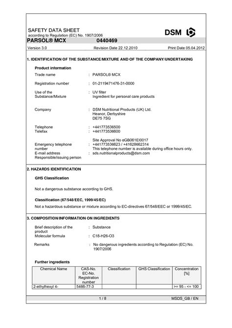 Thiamine Hydrochloride MSDS Download