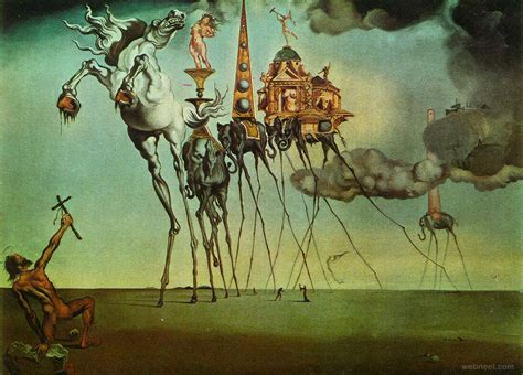 25 Famous Salvador Dali Paintings - Surreal and Optical illusion Paintings