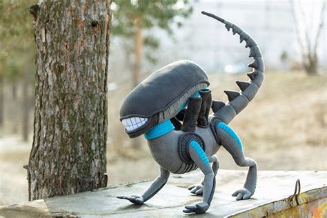 An Adorable Alien Xenomorph Plush Toy