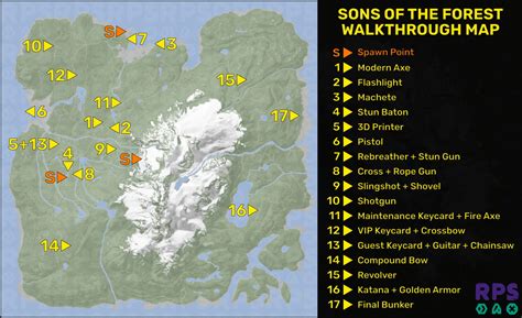 Sons Of The Forest map: Every important location | Rock Paper Shotgun