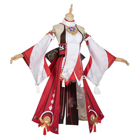 Buy BBDI Genshin Impact Outfits, Yae Miko Cosplay Costume Full Set with ...