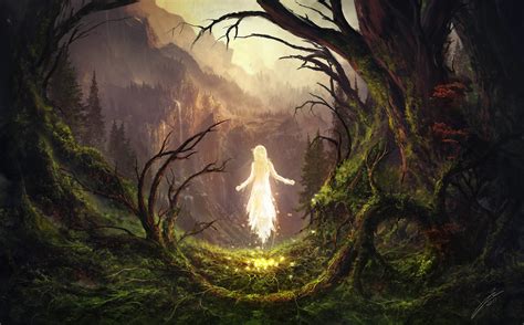 spirits, Artwork, Digital art, Forest Wallpapers HD / Desktop and ...