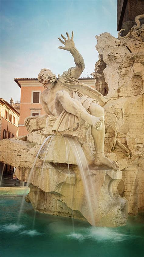 Fountain of the Four Rivers Rome Italy Photograph by Joan Carroll - Pixels