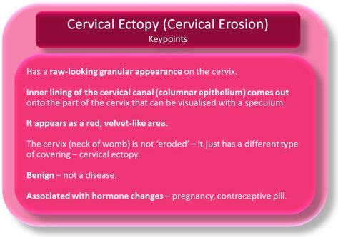 Cervical Erosion Symptoms