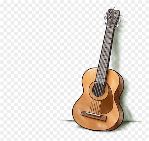 Drawing Guitar Realistic - Acoustic Guitar, HD Png Download - 4800x3600 ...