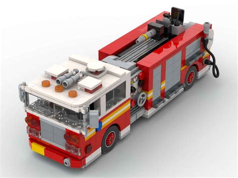 LEGO Custom Moc City Modell US Feuerwehr Truck | ubicaciondepersonas ...