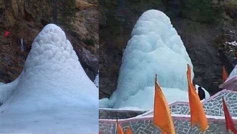 Himachal Pradesh’s ‘Amarnath’, Miraculous ice Shiva lingam