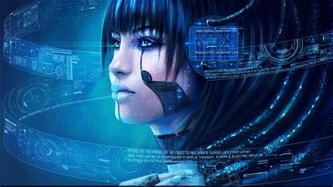 Cyberpunk Girl, admin, cyborg, technology, system, abstract, woman ...