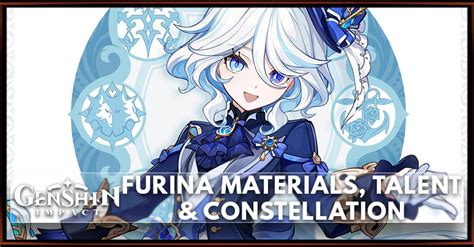 Genshin Impact Furina Materials, Talent, & Constellation