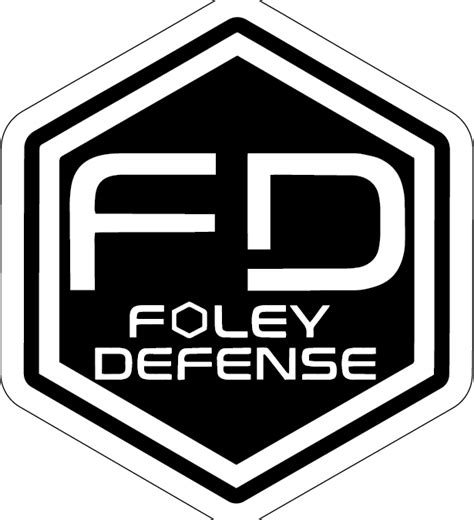 FD black and white logo border | Foley Defense