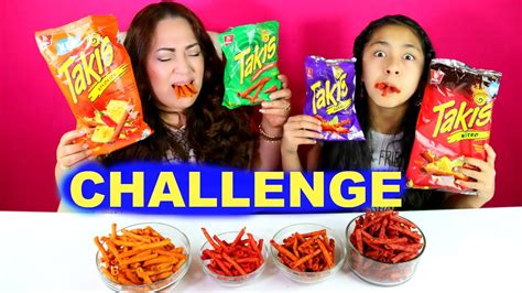 TAKIS CHALLENGE!! EATING FUEGO XTREME SPICY CHIPS 4 Flavors ...