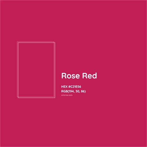 About Rose Red - Color codes, similar colors and paints - colorxs.com