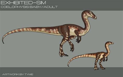 Exhibited: Coelophysis by zilowar on DeviantArt