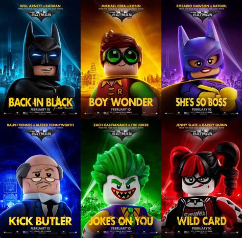 Brickfinder - The LEGO Batman Movie Character Poster Images