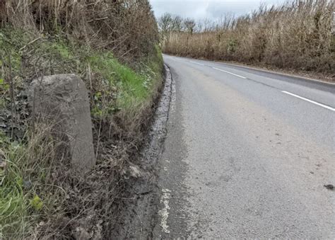 Old Milestone by the B3192, Colley Lane,... © Max Piper cc-by-sa/2.0 ...