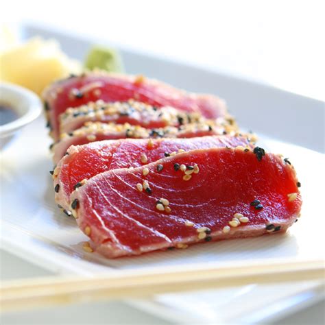 Sushi Grade Yellowfin Tuna (Ahi) - Sashimi Grade Tuna - Sizzlefish