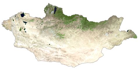 Mongolia Map and Satellite Image - GIS Geography