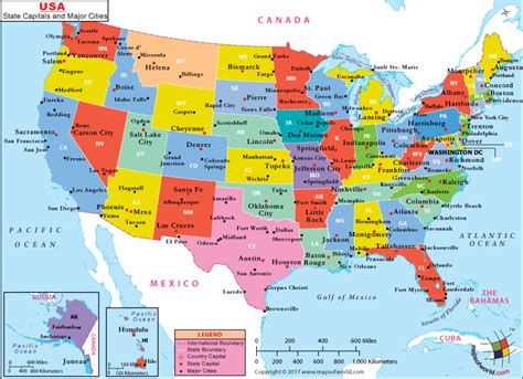 Us Map With Major Cities Interesting Maps Pinterest United States Map ...