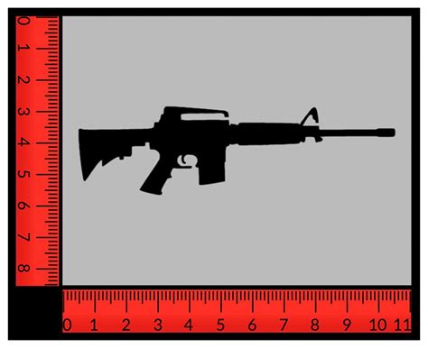 AR-15 AR15 Rifle Gun 11" x 8.5" Custom Stencil FAST FREE SHIPPING | eBay