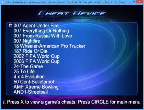 PS2 - Cheat Device for PS2 | PSX-Place