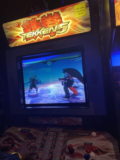 Tekken 5 Arcade !!! Tekken 5 arcade cabinet at glitch bar ft Lauderdale ...