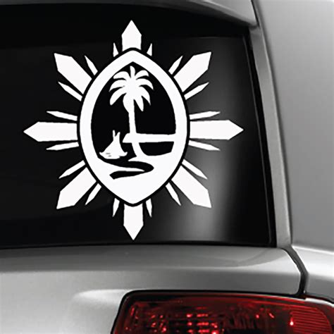 Phliippine Guam Sticker Decal 6x6