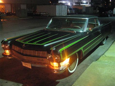 Pinstripe Chris: Custom paint on the Cadillac (aka Cattle Smack) Part 3