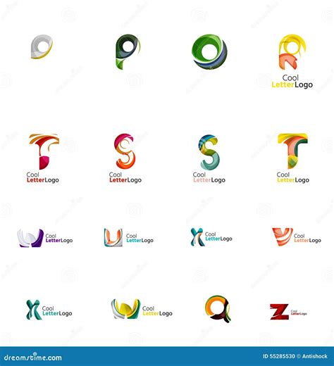 Set Of Universal Company Logo Ideas, Business Icon Stock Vector ...