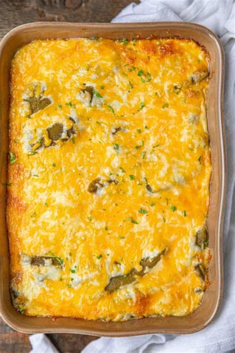 Chile Relleno Casserole is a hearty, easy family-friendly dish with ...