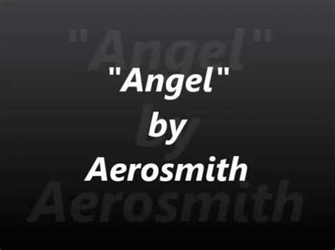 "Angel" by Aerosmith (Lyrics included) - YouTube