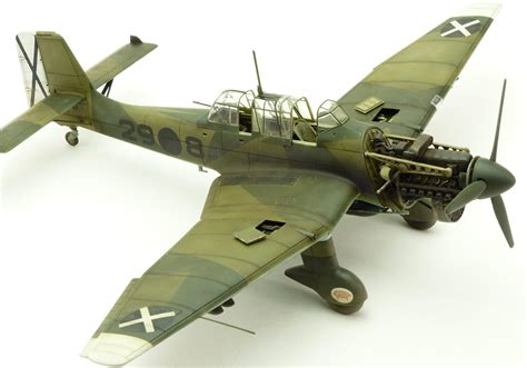 JUNKERS JU-87 B.R STUKA WWII DIVE BOMBER - AIRFIX 1/72 scale | Recovery ...