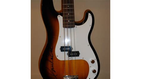 Paul McCartney Autographed Bass Guitar | Z610 | Kissimmee 2014