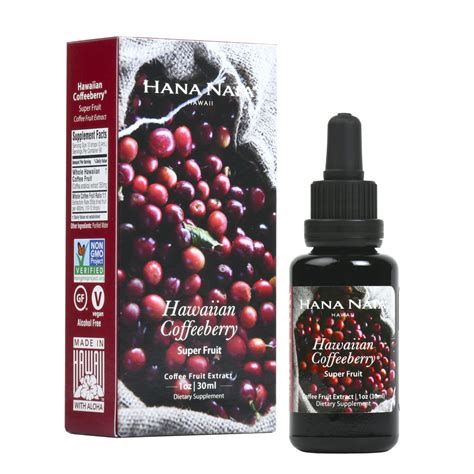 100% Pure Hawaiian Coffeeberry Coffee Fruit Extract (Coffea arabica ...