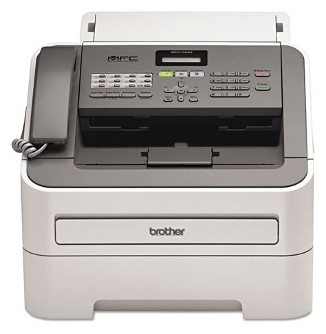 BROTHER Laser Printer: Copier/Printer/Scanner/Fax, Black/White, 21 SPM ...